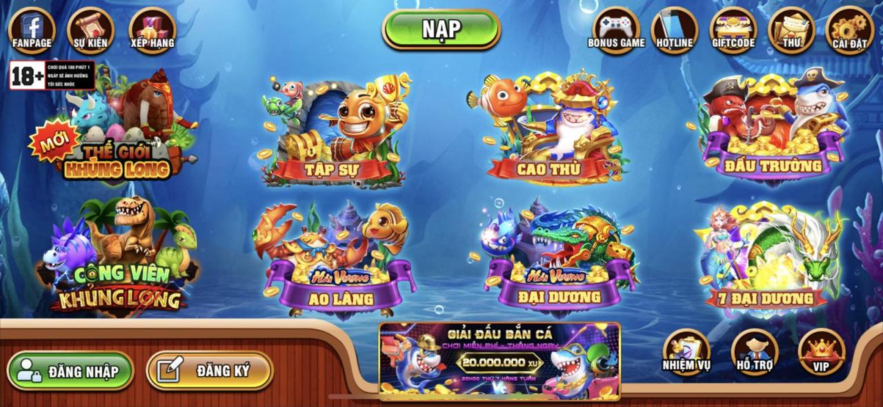 Tải Game Bắn Cá Online Miễn Phí - Đổi Thưởng Uy Tín HI88